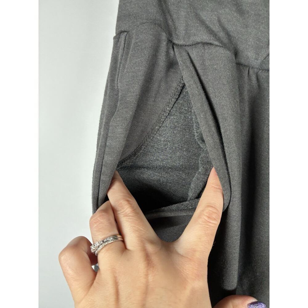 Cozy Earth Womens XL Bamboo Viscose Joggers Gray Drawstring Lounge Pants Soft - Picture 4 of 6
